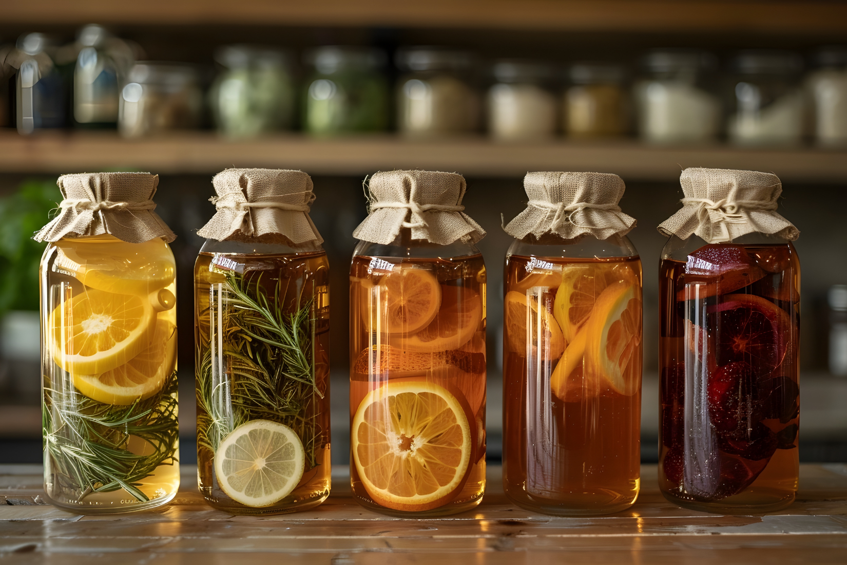 kombucha příprava ovocná